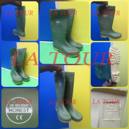 BOTTES CAOUTCHOUC N°42...