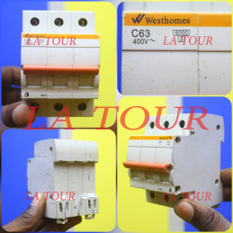 DISJONCTEUR TRIPO 63A WEST...