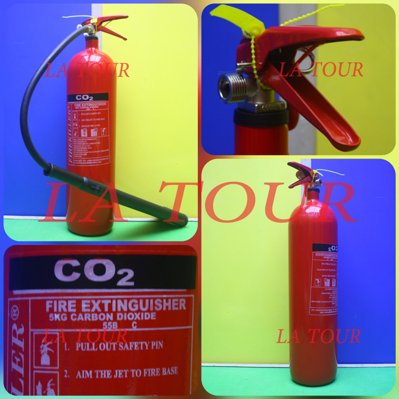 Extincteur à gaz (CO2) - 2 kg, 55B