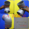 COUDE PVC 1/4 Ø 110 SAFPLAST COGELEC GRIS
