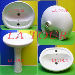 LAVABO EN PORCELAINE 50CM...