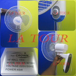 VENTILATEUR MURAL 16" 45W...