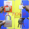 CADENAS INCOPIABLE 60MM 4 CLES TOP SECURITY MINDY CHROME