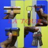 CYLINDRE INCOPIABLE A 5 CLES T.F.K REF.(955-118) CHROME
