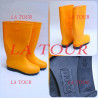 BOTTES CAOUTCHOUC N°43 REF.(SSH092L.43) INGCO JAUNE SEMELLE NOIRE