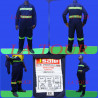 COMBINAISON DE CHANTIER A 1 GLISSIERE (XXXXL) SAFE BLEU NUIT