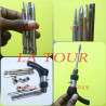 JEU DE TOURNEVIS (TROUSSEAU) 15 PIECES REF.(987605) NOIR GALVA