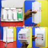 INTERPHONE AUDIO 3 ÉCOUTEURS KIT OLLA (KVAT3P) INGELEC ARGENTE BLANC