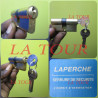 CYLINDRE LAPERCHE A.ABLOY REF.(9458A52V2) VELOUR CHROME