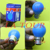 AMPOULE SPHERIQUE A VIS E27 220V BLEU