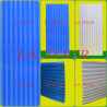 TÔLE ONDULÉE ZINGUE 2000x900x0,17MM LISSE SIAB TCHIGAN LAQUEE BLEU