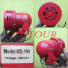 SIRENE D'ALARME AC 220V REF.(MS190) MINI MOTOR ROUGE