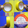 SCOTCH PLASTIQUE ELECTRIQUE 0,18x19MM GLOBE JAUNE