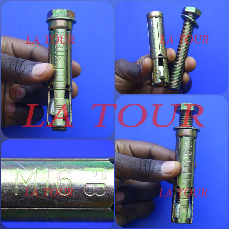 16 Chevilles En Laiton Galvanisé Pour étagère - 7 Mm - Lot économique