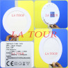 SPOT ENCASTRE LED 12W ROND Ø 20CM LUMIÈRE BLANCHE ROHS BLANC