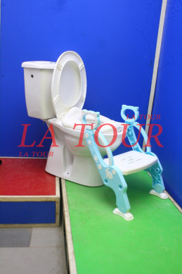 Abattant WC pour Enfants - Pliable - Avec marches et siège