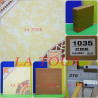 GRES ÉMAILLÉ LUSTRE INDIEN 30x30 BORD DÉCOR JAUNE MARBRE