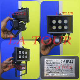 PROJECTEUR LED 06W IP44...