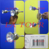 APPLIQUE MURALE A 02 DOUILLE GU10 (680722) BUBBLE CHROME
