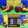 MONTE CHARGE ELECTRIQUE 990KG 1600W MONOPHASÉ (KWH19031813) HOIST ROUGE NOIR