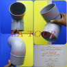 COUDE PVC 1/4 Ø 100 SIPPEC GRIS