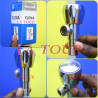 ROBINET ÉQUERRE DOUCHE 15/21 1/4 TOUR ELENA CHROME BLEU