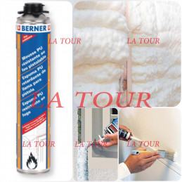 MOUSSE POLYURÉTHANE PISTOLABLE BERNER FRANCE 750ML