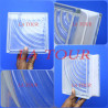 BRIQUE DE VERRE 190x190MM TRANSPARENT RAILLURE