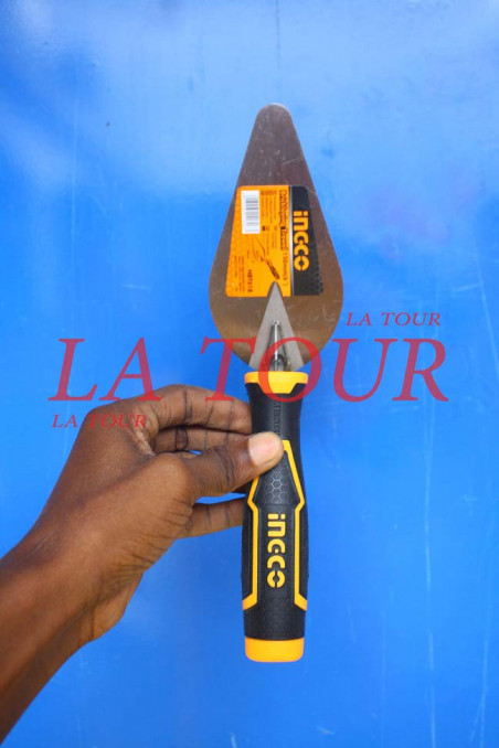 TRUELLE MAÇON 150MM 6" REF.(HBT618) INGCO JAUNE/NOIR