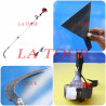 MACHINE A ESSENCE A TAILLER POUR ARBRES ROUGE NOIR