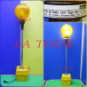 BALISE PHARE DE CHANTIER SIMPLE FACE 200MM FEU ORANGE