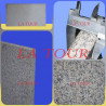 PLAN DE TRAVAIL EN GRANITE 120x65CM Ep.28MM (0,78M²) GRIS PORFI NOIR