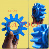 PIGNON D'ATTAQUE BETONNIERE 12 DENTS BLEU