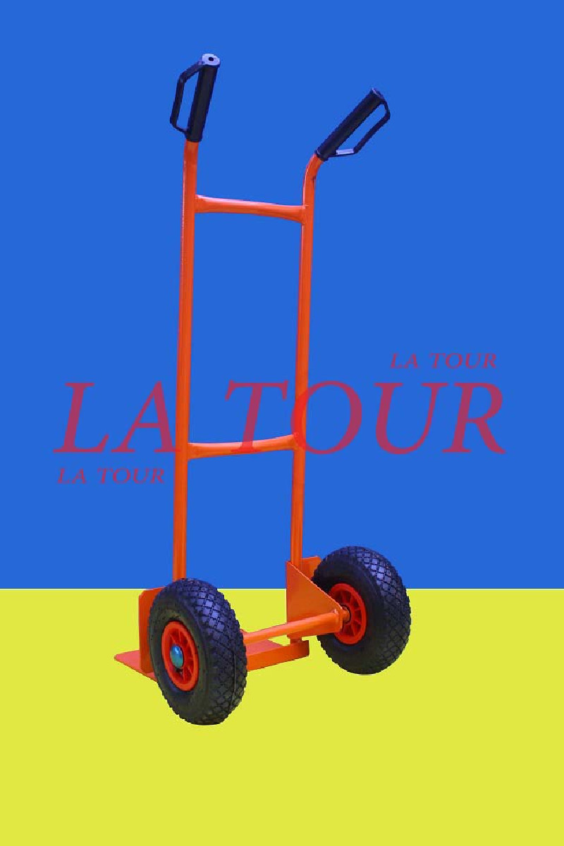 Poignée Pour Diable Ou Brouette – Paire Avec Arceau, Diamètre 25 Mm, Longueur 165 Mm, Noir