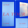 TOLE ONDULEE PLASTIQUE 2000x900MM TRANSPARENTE BLANC