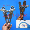POIGNEE A CYLINDRE (1°CHOIX) REF.(128) LA CLE GRANULE CHROME