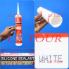 SILICONE MASTIC EN TUBE 200ML SUPER SCELANT REF.(S66) BLANC
