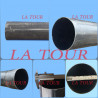 TUYAU PVC EVACUATION 4ML Ø 125 EP.2,00MM GRIS