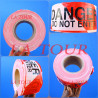 RUBAN PLASTIQUE DE CHANTIER 07CM (500ML) DANGER ROUGE BLANC RUBAN PLASTIQUE DE CHANTIER 07CM (500ML) DANGER ROUGE BLANC