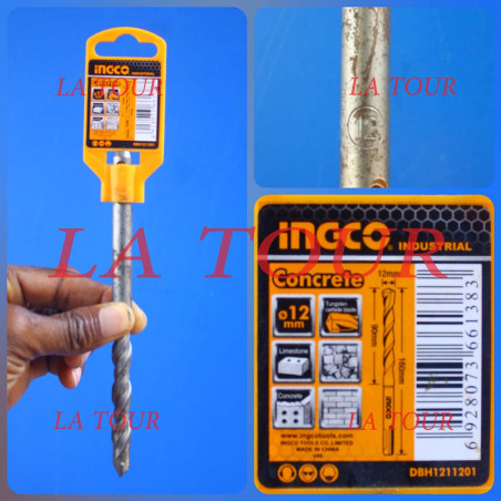 MECHE PERCEUSE A BETON Ø 12x150MM (SDS+) INGCO ACIER