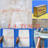 FAIENCE (25x40) REF(VPM012F) VIRONY AU FOND MARBRE GRIS ROSE