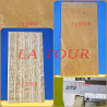 GRES POLI INDIEN 120x60 RAILLURE BLANC MARRON