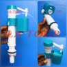 ROBINET FLOTTEUR WC DU MECANISME SORTIE  15/21 BLANC BLEU