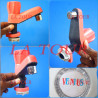 ROBINET LAVABO PLASTIQUE  1/4 TOUR VENUS ROSE