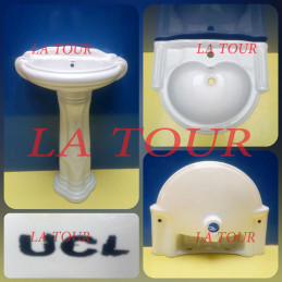 LAVABO EN PORCELAINE 59CM...