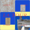 FAIENCE INDIEN (25x37,5) FOND GRIS MARBRE BEIGE FONCE FAIENCE INDIEN (25x37,5) FOND GRIS MARBRE BEIGE FONCE