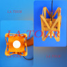 LUSTRE EN BOIS 01 DOUILLE MIXTE E27/B22 REF.(L01) BOIS