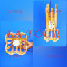 LUSTRE EN BOIS 01 DOUILLE MIXTE E27/B22 REF.(L02) BOIS