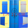 TOLE ONDULEE ALU ZINC 2000x900x0,22MM LISSE SQS  LAQUEE BLEU