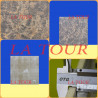 GRES POLI 60x60 INDIEN VIGNETTE MARRON